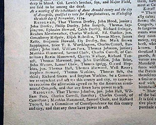 Famous UNITE OR DIE Benjamin Franklin CARTOON Print 1774 Philadelphia Newspaper