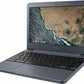 Samsung 11.6" HD Premium Chromebook - Intel Celeron N3060 Up to 2.48GHz, 4GB DDR3, 32GB eMMC Hard Drive, 802.11ac, Bluetooth, HDMI, HD Webcam, USB 3.0, Chrome OS (Night Charcoal)