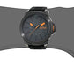 Hugo Boss Orange New York Men's Quartz Analogue Classic Black Silicone Strap 1513004