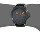Hugo Boss Orange New York Men's Quartz Analogue Classic Black Silicone Strap 1513004