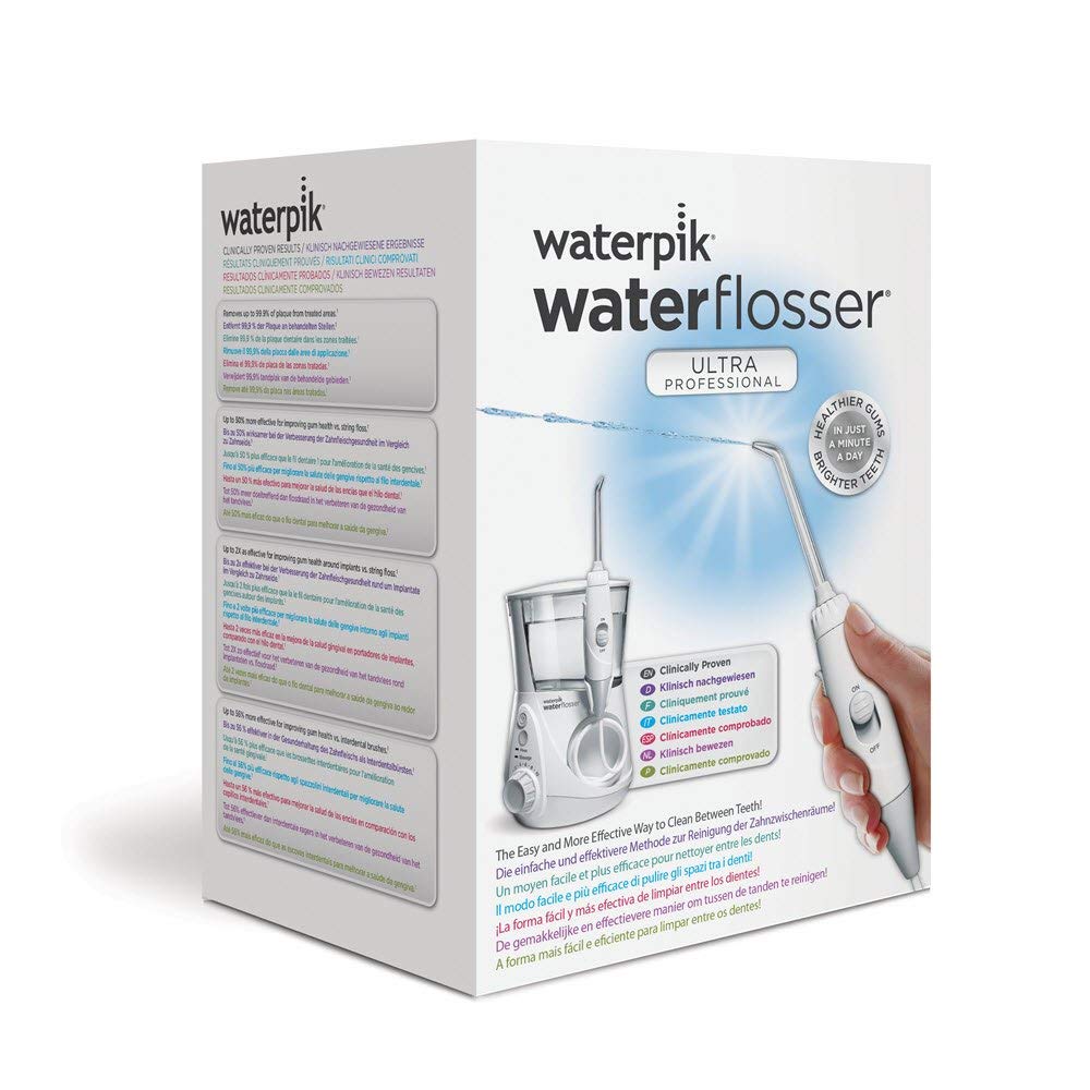 Waterpik WP-660EU Jet Dentaire Hydropulseur Ultra Professional Blanc