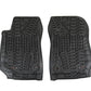 Mopar 82213860 Jeep Wrangler Unlimited 4-Door Black All-Weather 3-Piece Floor Mat Set
