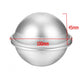 Extra Large Metal Bath Bomb Mold-DIY Aluminum Bath Bomb Molds-2 Set 4 Pieces - Make 9 cm/3.5 inch Diameter Incredible Ball