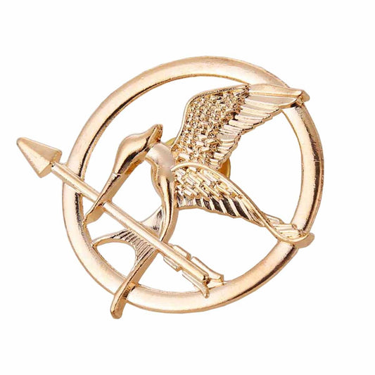 Angelia The Hunger Games Movie Mockingjay Prop Rep Pin (Mockingjay Golden)