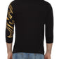 pepperClub Men's Cotton Round Neck Full Sleeve Printed Tshirt - Dragon