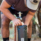 EmPack - Fitness and Exercise Workout Pack - Adjustable Sandbag or Water Reservoirs- Perfect for Outdoor and Home Gym Workouts (Double Black)