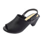 Khadims Womens Black Fabric/Textile Mules - 8
