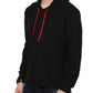 STYLE SHELL Men's Hooded Full Sleeve Cotton T-Shirt (Medium, Black)