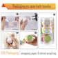 Caydo 176 Pieces DIY Bath Bomb Molds Set with Instructions Including 12 Pieces 3 Size DIY Metal Bath Bomb Molds Spoons Wrapping papers Shrink Wrap Bags for Crafting Your Own Fizzies