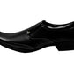 Kraasa Men's Black Leather Formal Shoes