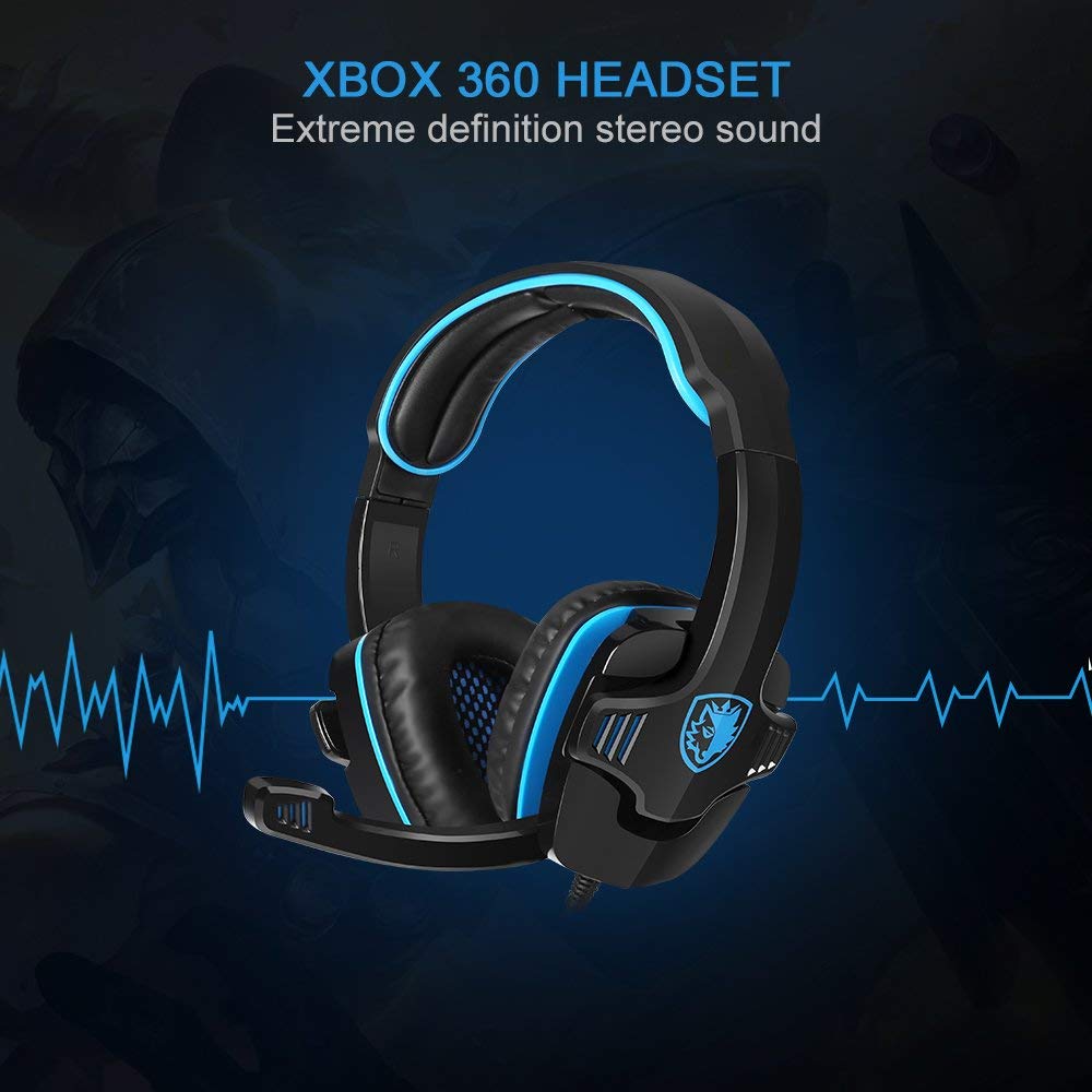 SADES Gaming Headset Headphone For PS4/PC/Laptop/Xbox 360 with Microphone SA-708GT