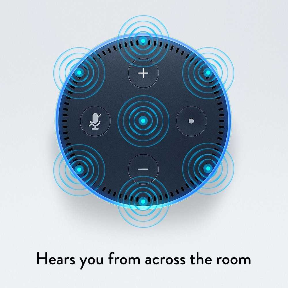 Echo Dot (2nd Generation) - Smart speaker with Alexa - Black