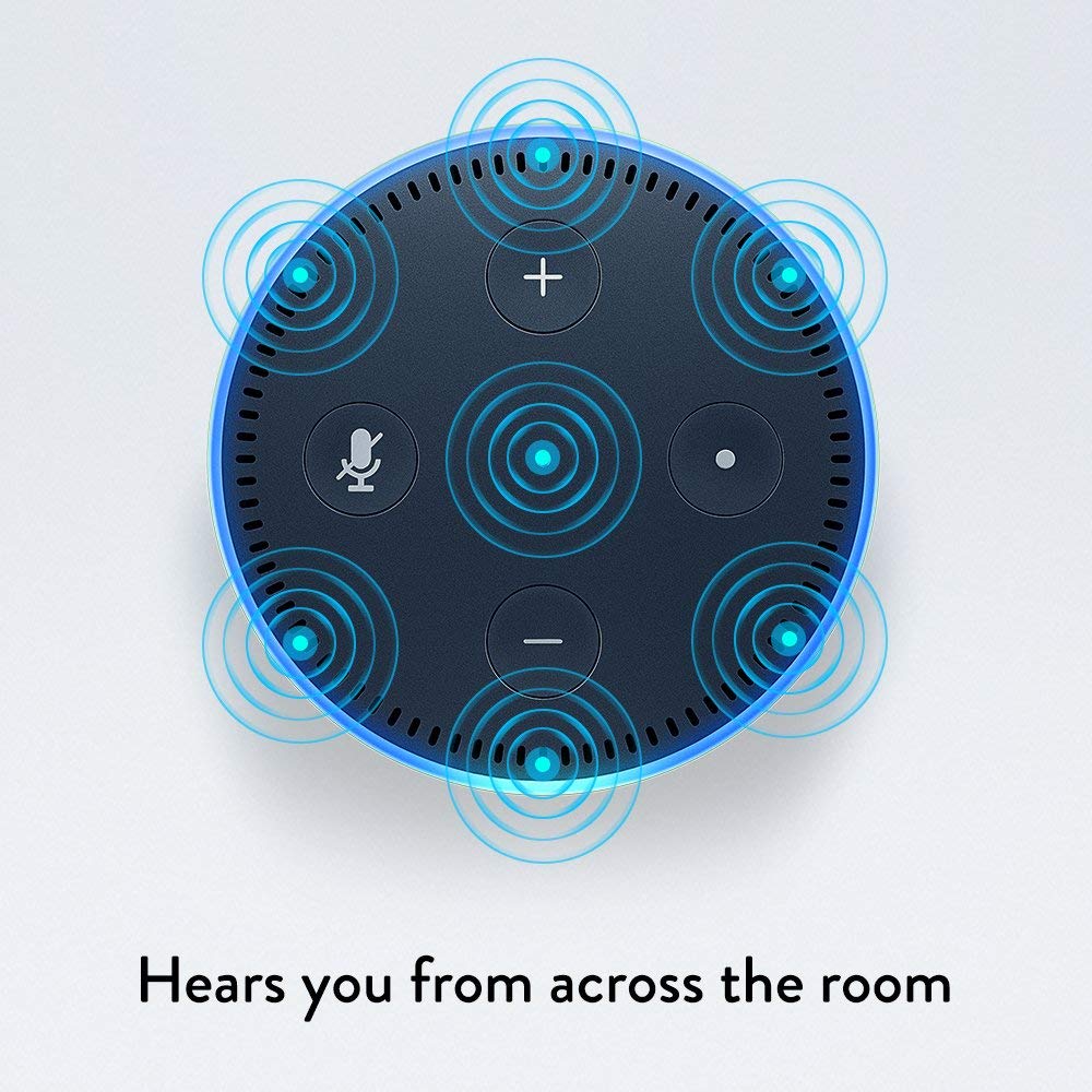 Echo Dot (2nd Generation) - Smart speaker with Alexa - Black