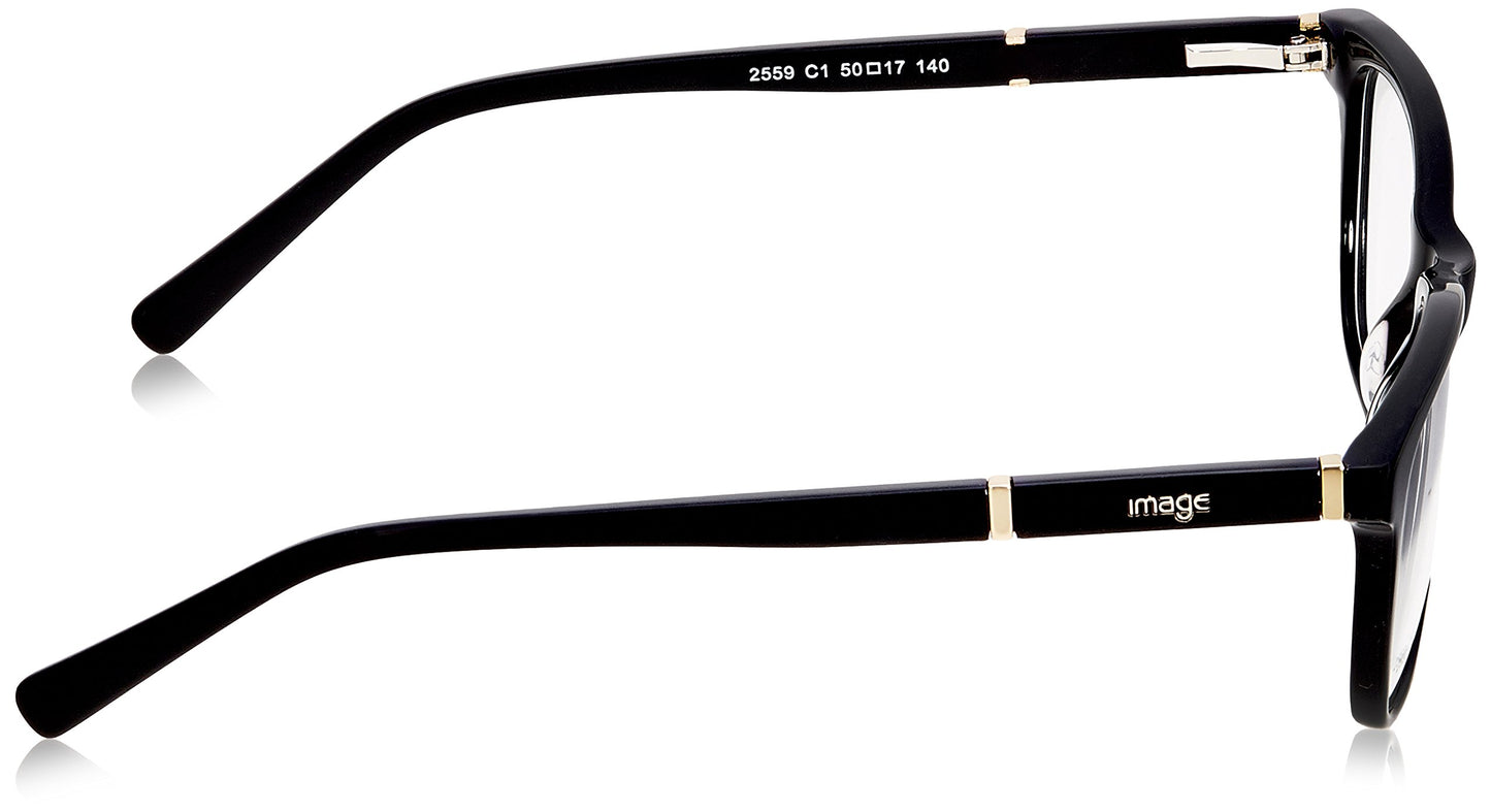 Image Full Rim Eyewear Frame (Shiny Black and Gold ) (IM2559C1FRSG)