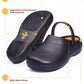 SensFoot Slip Resistant Chef Clogs for Kitchen Work Shoes for Men (11-11.5 US Men)