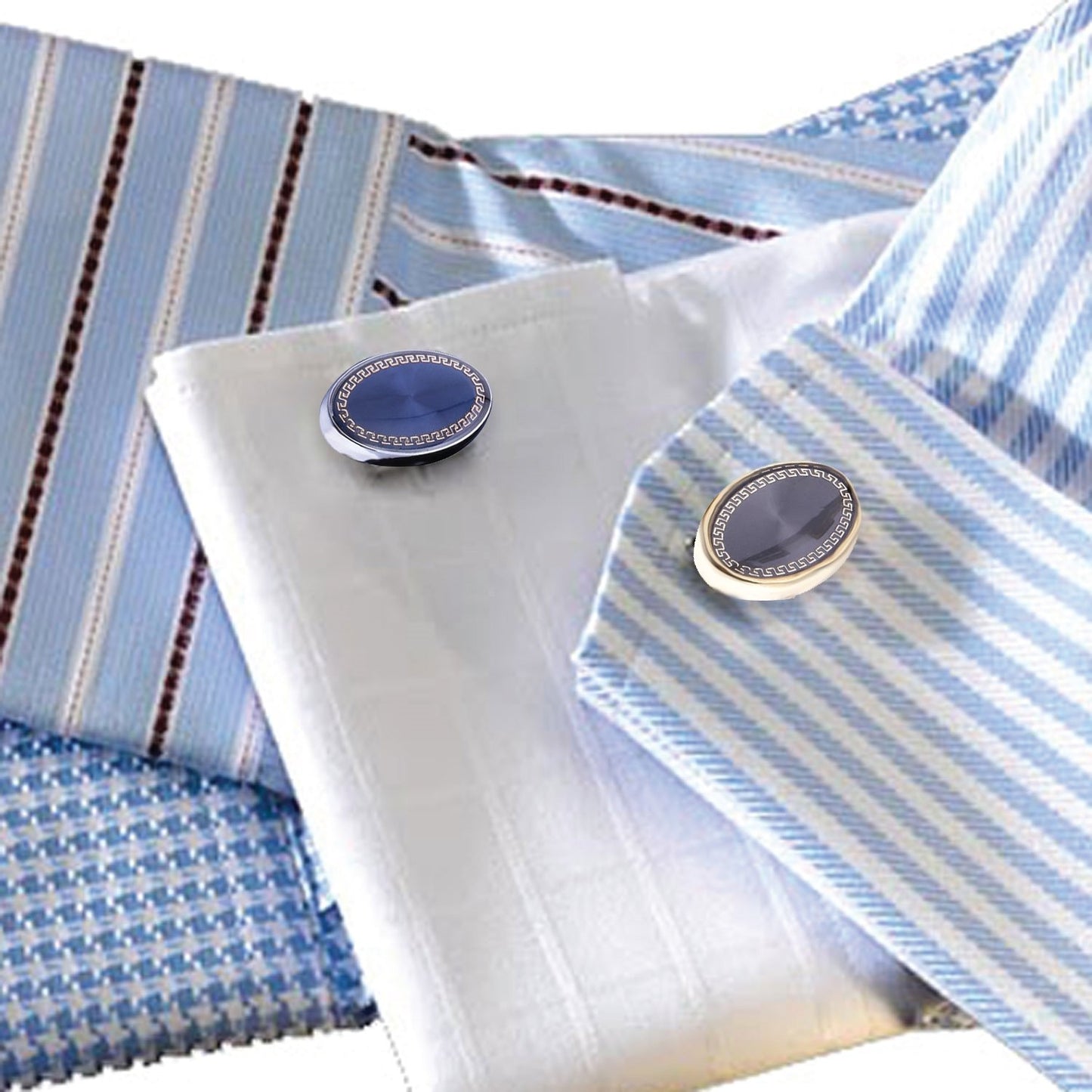 BodyJ4You 18 Pairs Business Knot Classic Cuff Links for Men Unique Cufflink Set