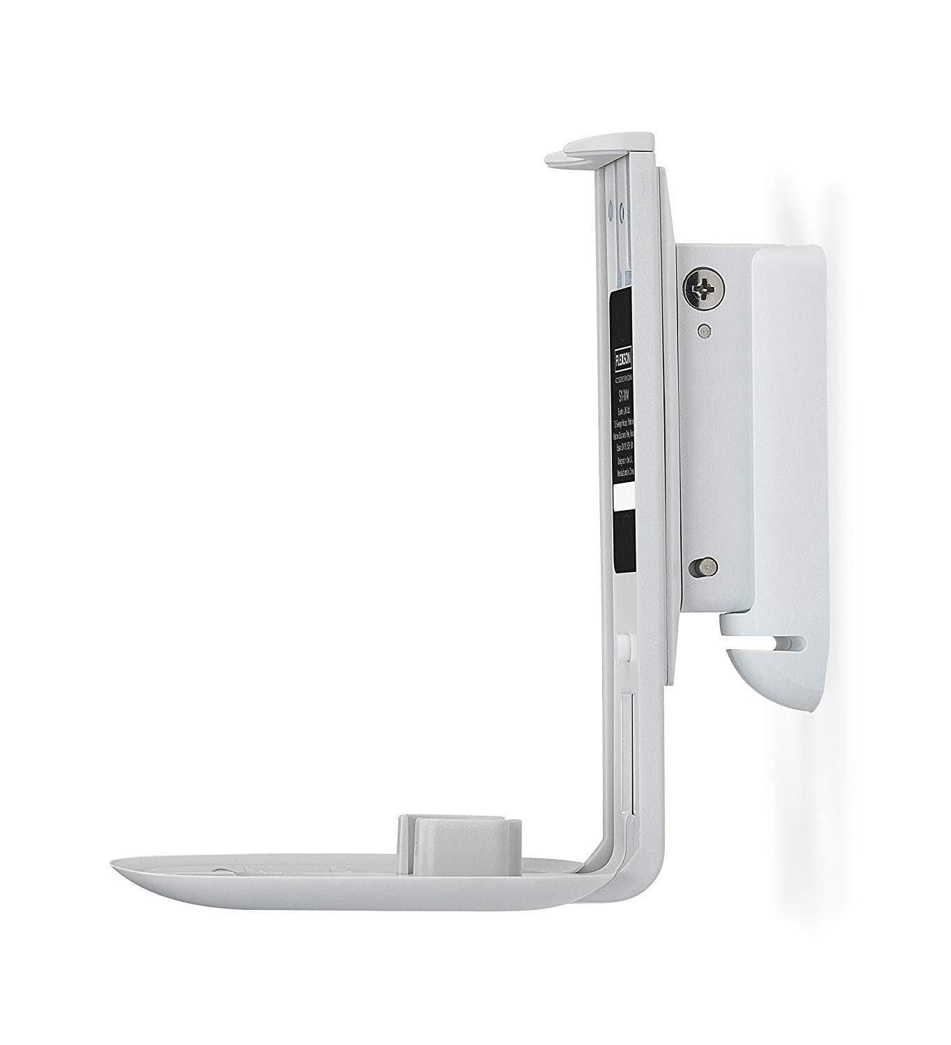 (Single, White) - Flexson Wall Mount for Sonos One - White