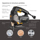 Scies Sauteuses, TECCPO Professional 800W Scie Sauteuse électrique, Hauteur de Course 22mm, 3000SPM, Angle Max 45°, 6 Vitesses, avec Guide Laser - TAJS01P