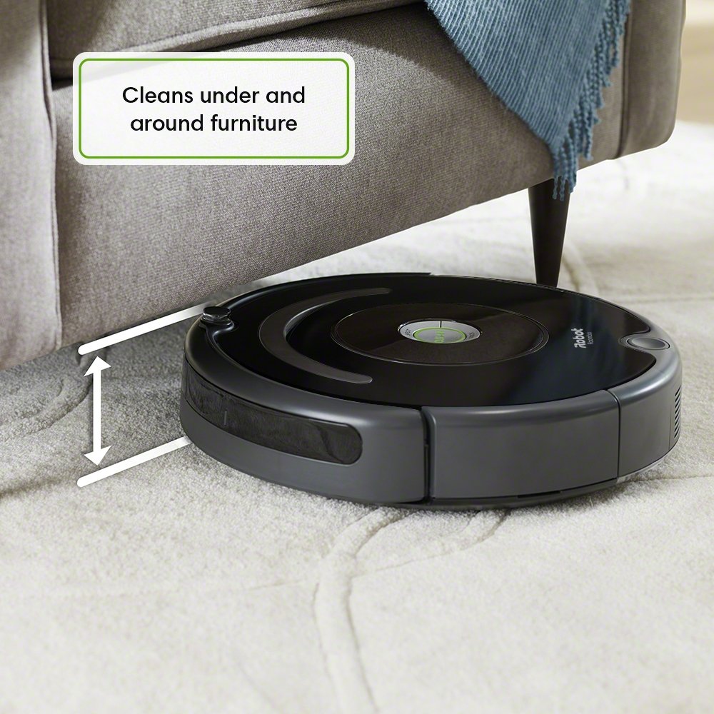 iRobot Roomba 675 Robot Vacuum-Wi-Fi Connectivity, Works with Alexa, Good for Pet Hair, Carpets, Hard Floors, Self-Charging