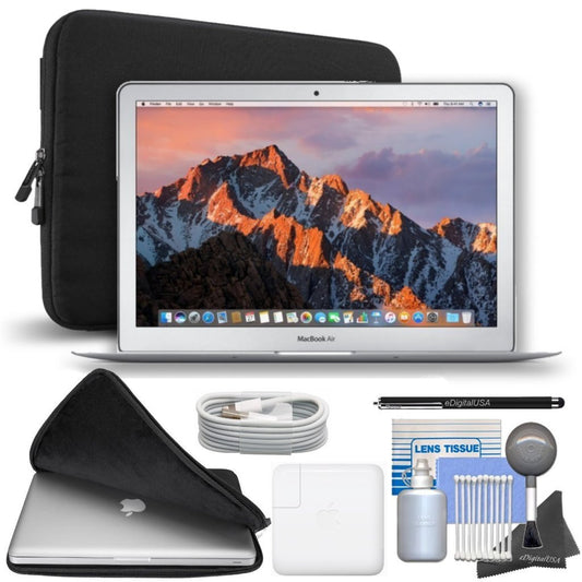 Apple 13.3" MacBook Air, 128GB SSD, MQD32LL/A Starters Bundles [Mid-2017 - Newest Version]