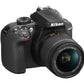 Nikon D3400 w/AF-P DX NIKKOR 18-55mm f/3.5-5.6G VR (Black)