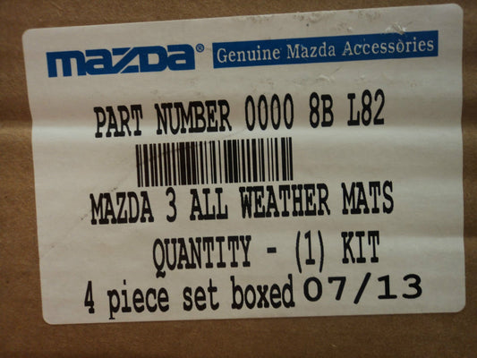 Mazda Genuine (0000-8B-L82) All-Weather Floor Mat