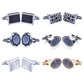 BodyJ4You 18 Pairs Business Knot Classic Cuff Links for Men Unique Cufflink Set