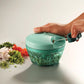 Pigeon by Stovekraft New Handy Plastic Chopper with 3 Blades, Green