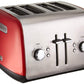KitchenAid KMT4115ER Toaster with Manual High-Lift Lever, Empire Red