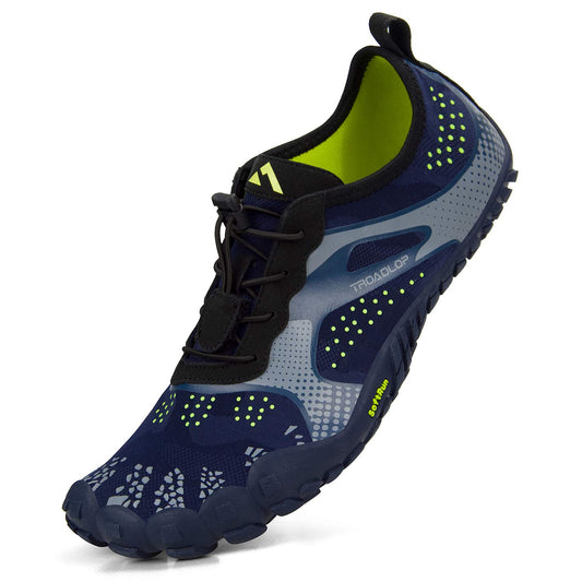Biacolum Mens Toe Shoes Barefoot Comfortable Running Training Walking Water Shoes 6.5 M US Blue