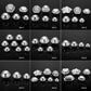 Bath Bomb Molds DIY Bath Bomb Kit for Crafting Handmade Spa Bomb Fizzy Crafting Molds Making Supplies Round Sphere Shape(Set 7)