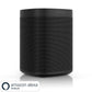 All-New Sonos One - Smart Speaker with Alexa Voice Control Built-in. Compact Size with Incredible Sound for Any Room. (Black)