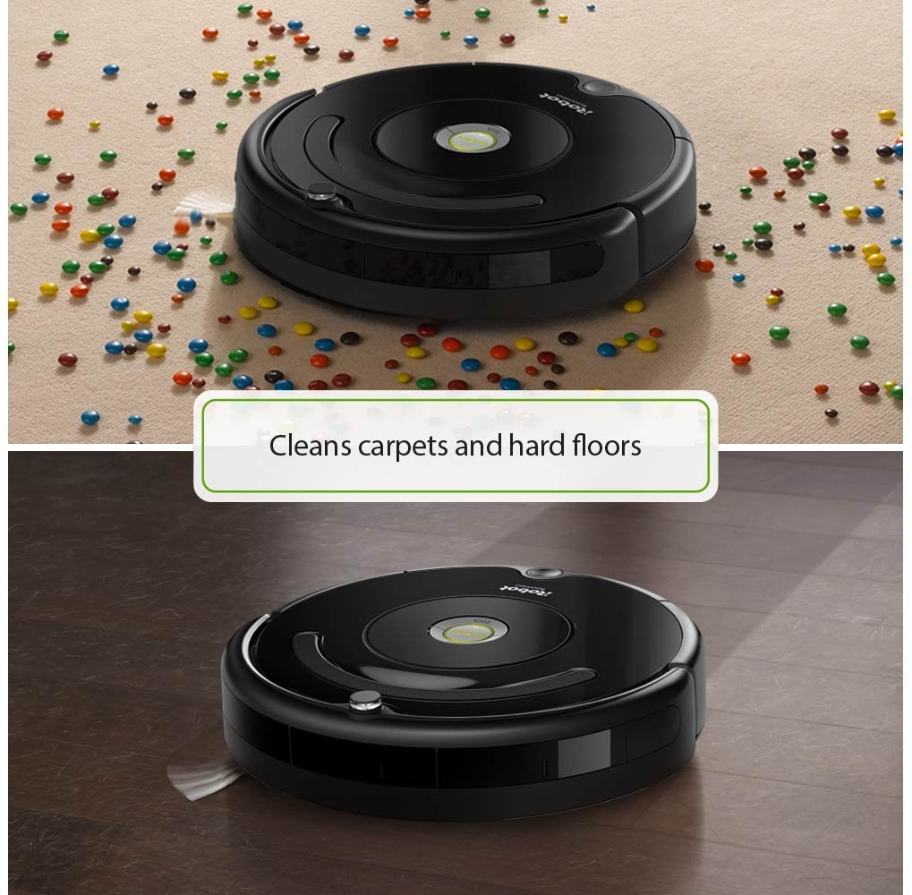 iRobot Roomba 675 Robot Vacuum-Wi-Fi Connectivity, Works with Alexa, Good for Pet Hair, Carpets, Hard Floors, Self-Charging