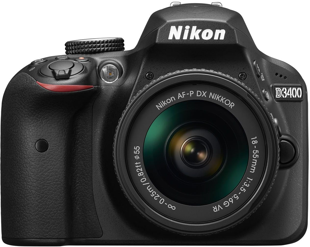 Nikon D3400 w/AF-P DX NIKKOR 18-55mm f/3.5-5.6G VR (Black)