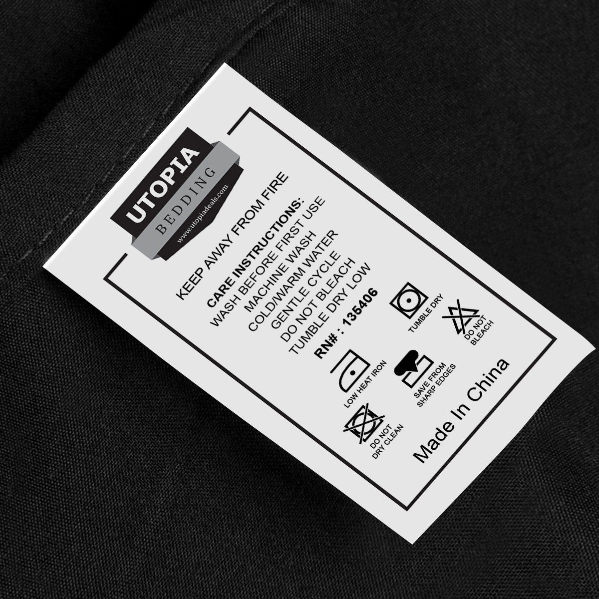 Utopia Bedding Fitted Sheet (Full - Black) - Deep Pocket Brushed Velvety Microfiber, Breathable, Extra Soft and Comfortable - Wrinkle, Fade, Stain and Abrasion Resistant