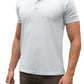 Comfortably Collared Men's Perfect Slim Fit Polo Shirt White (Large)