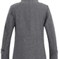 Chouyatou Men's Stand Collar Classic Pea Coat with Removable Inner Collar (Large, Gray)