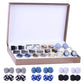BodyJ4You 18 Pairs Business Knot Classic Cuff Links for Men Unique Cufflink Set