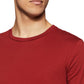 Amazon Brand - Symbol Men's Cotton T-Shirt (Pack of 2) (AW18ALK5PO2D_Red Md Solid + Navy Solid_L)
