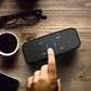Bluetooth Speaker DOSS SoundBox, Portable Wireless Bluetooth 4.0 Touch Speakers with 12W HD Sound and Bold Bass, Handsfree, 12H Playtime for Echo Dot, iPhone, iPad, Samsung, Tablet, Gift Ideas[Black]