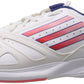 Adidas Men's Galaxy Elite II White and Red Tennis Shoes - 9 UK