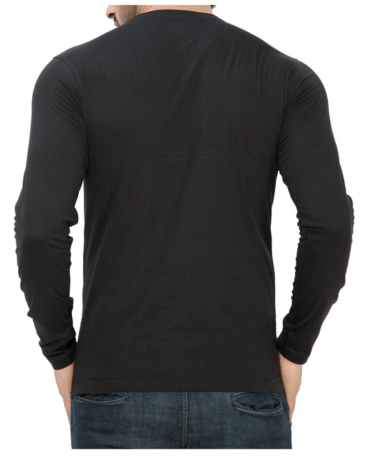 Alan Jones Printed Men's Black Tshirt