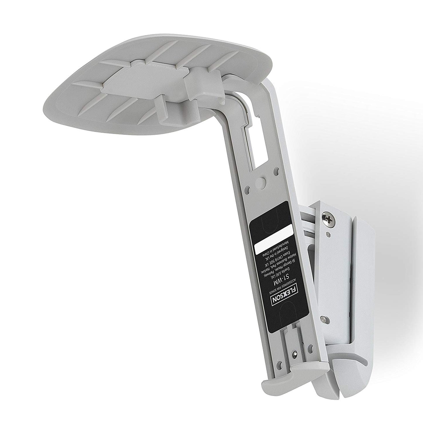 (Single, White) - Flexson Wall Mount for Sonos One - White