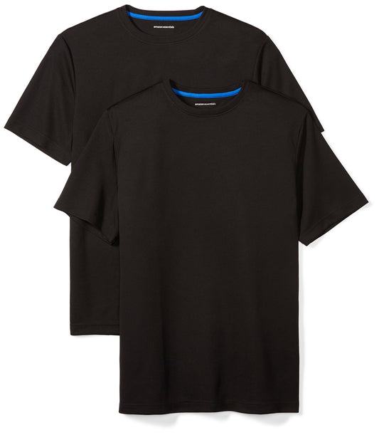 Amazon Essentials Men’s 2-Pack Performance Short-Sleeve T-Shirts