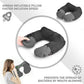 (Grey) - Inflatable Travel Pillow,Kmall Cool Travel Pillows for Aeroplanes Comfortable U Shape Inflatable Neck Pillow With Head and Neck Supports for Aeroplanes Travel,Car,Driving(Grey)