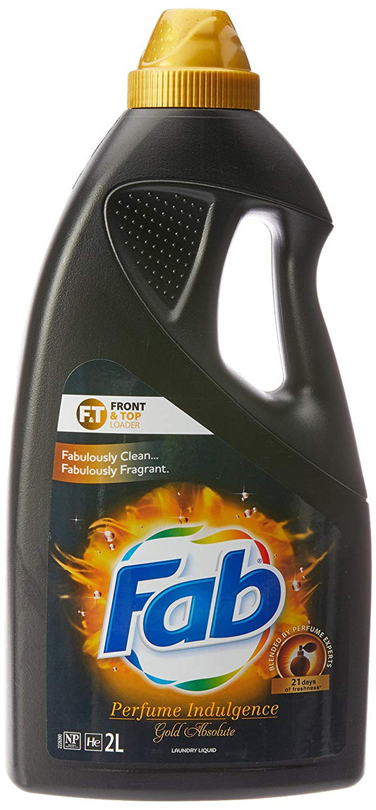 Fab Laundry Liquid, Gold Absolute, 2000ml
