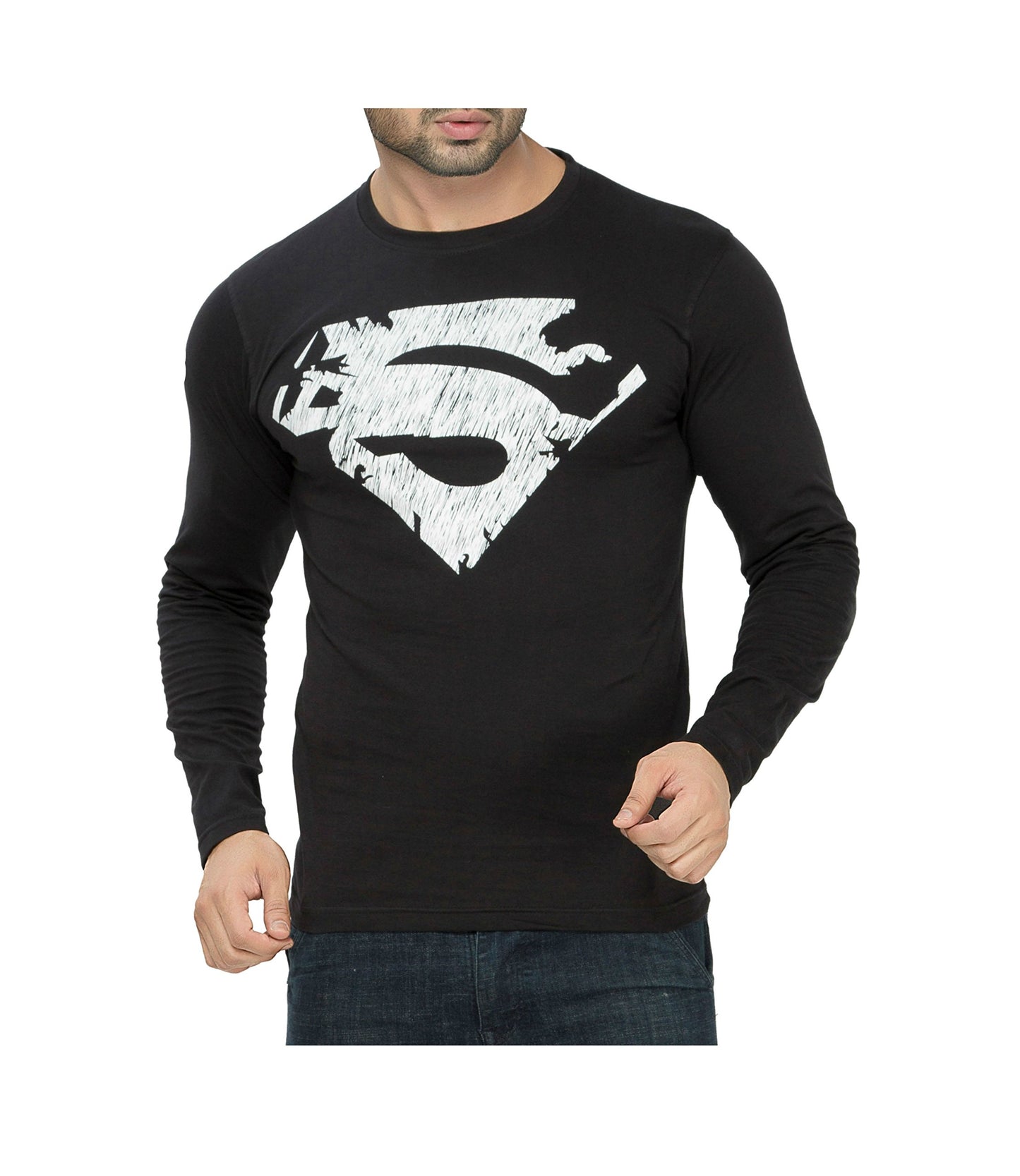 Alan Jones Printed Men's Black Tshirt