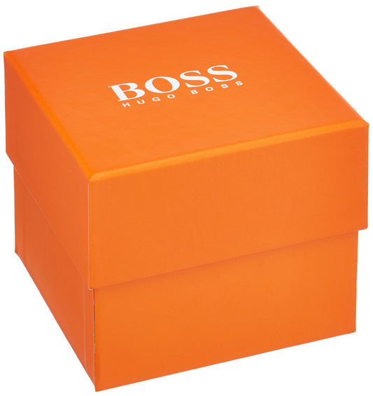 Hugo Boss Orange New York Men's Quartz Analogue Classic Black Silicone Strap 1513004