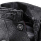 Chouyatou Men's Stand Collar Classic Pea Coat with Removable Inner Collar (Large, Gray)