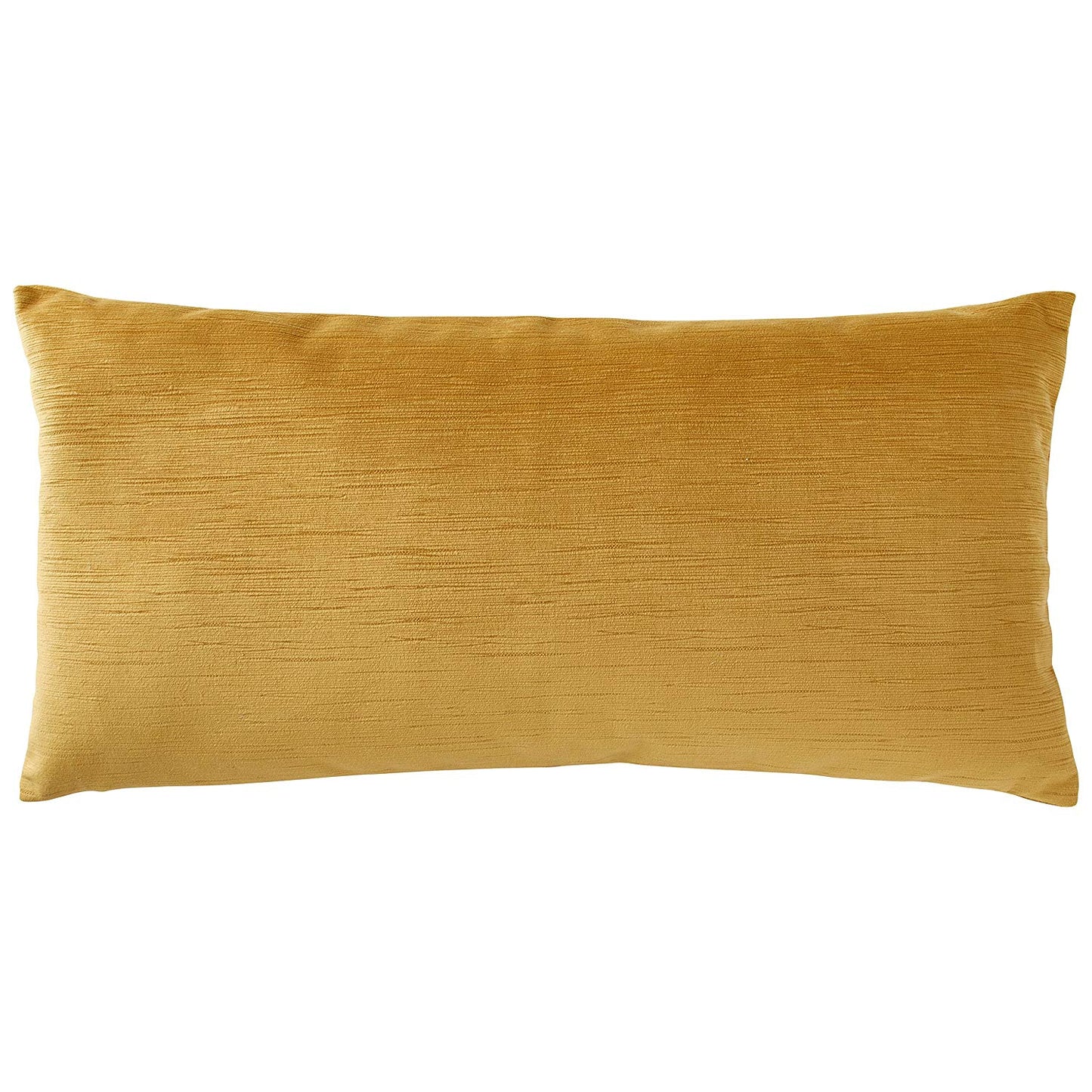 Rivet Velvet Texture Striated Pillow, 12" x 24", Honeycomb